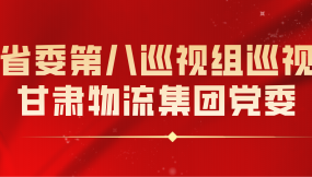  省委第八巡視組巡視甘肅省國際物流集團(tuán)有限公司黨委工作動員會召開